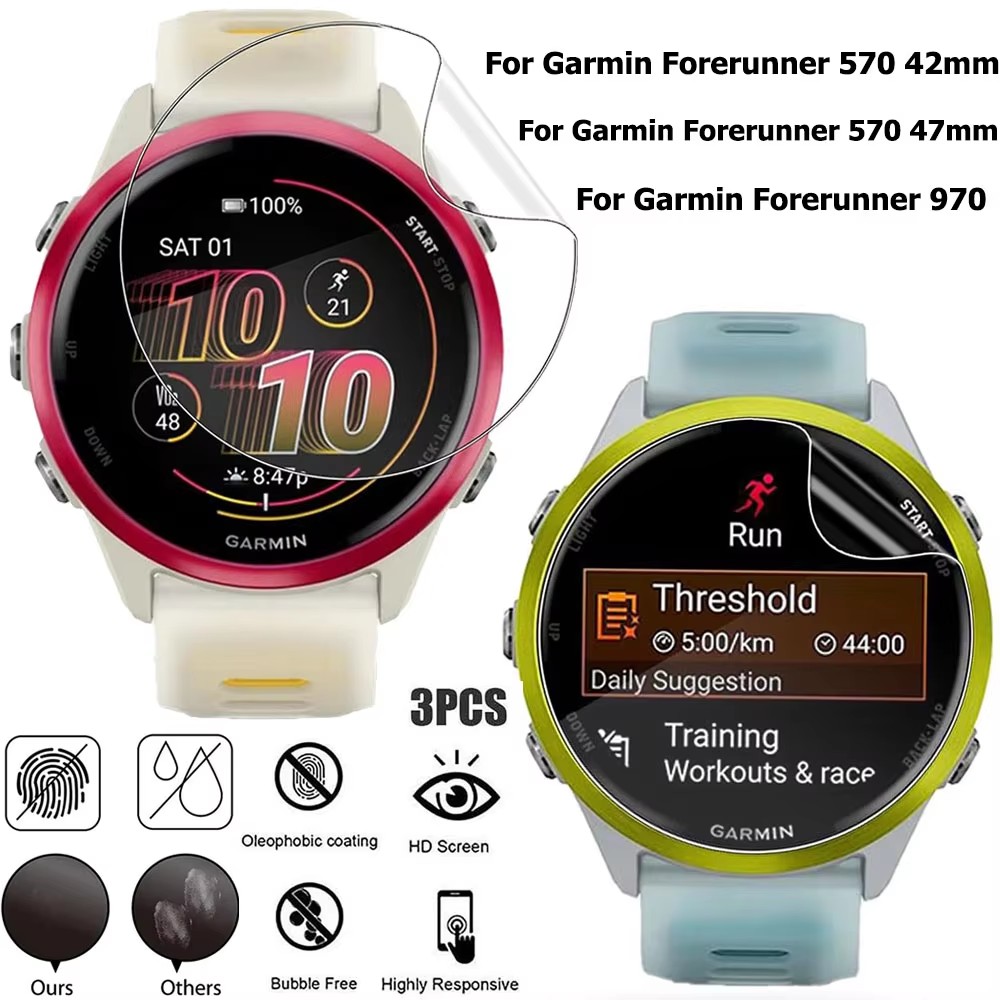 1-3Pcs Hydrogel Film For Garmi - Smartwatch Screen Film avis et prix