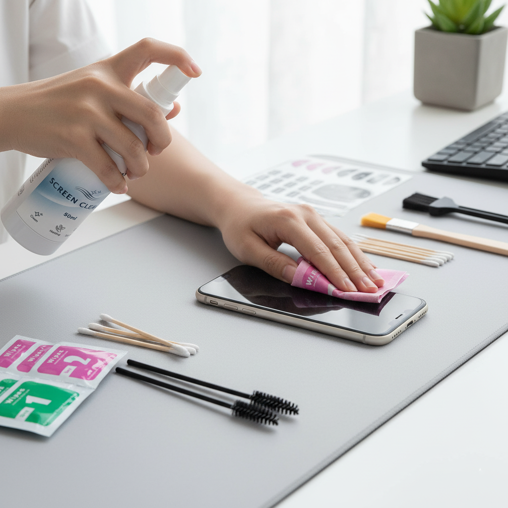 Phone & Tablet Screen Cleaning - Dust Removal Sticker avis et prix