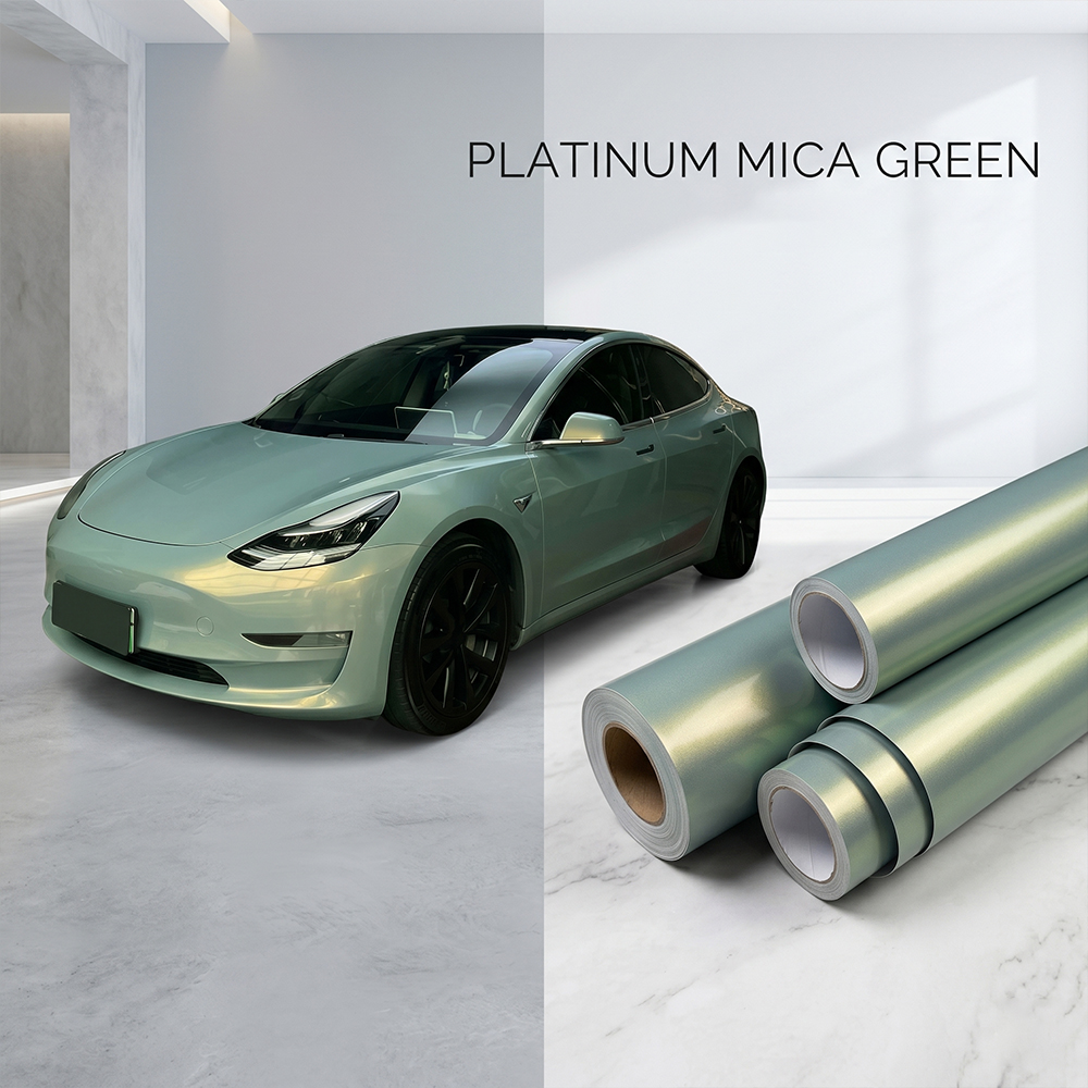 Car Vinyl Wrap Film Mica Green - Air Bubble Remover avis et prix