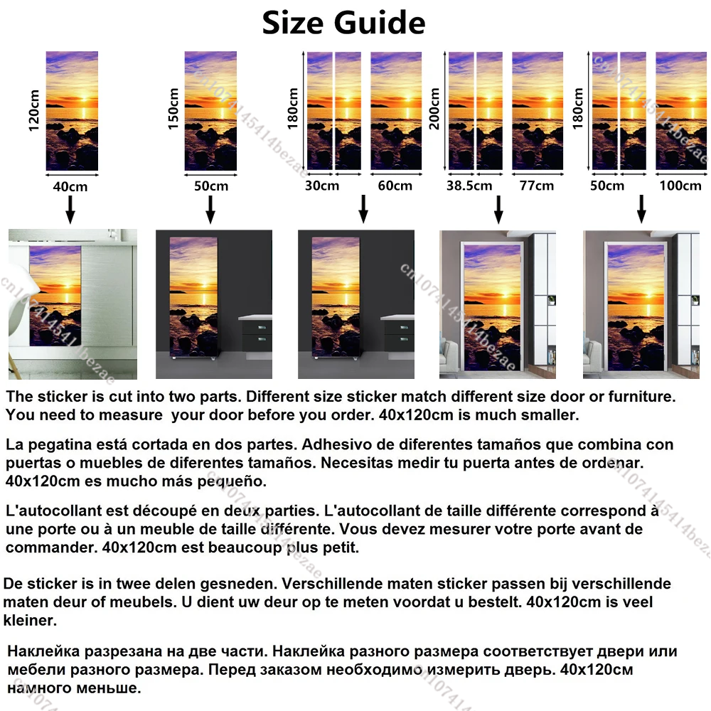 Fresh Fruit Full Door Cover Fr - Full Cover Adhesive avis et prix