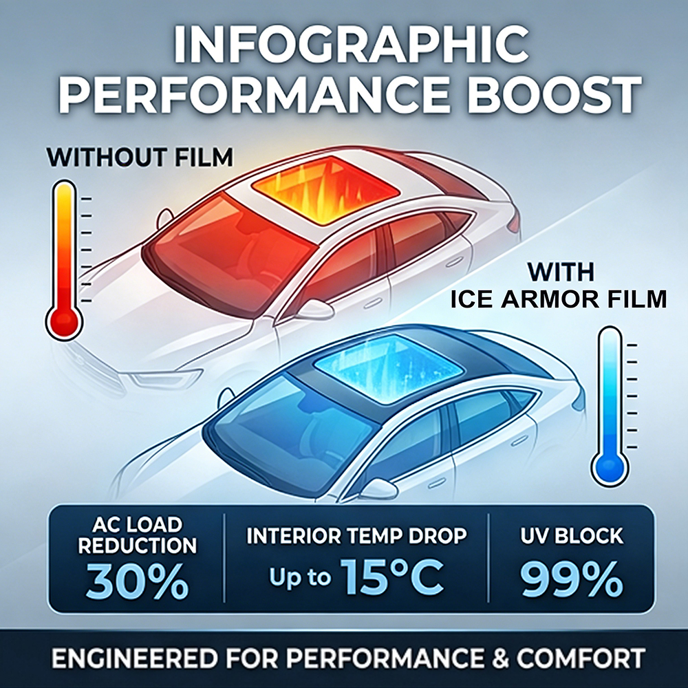 Car Sunroof Skylight Film for  - Anti Blue Light Film avis et prix