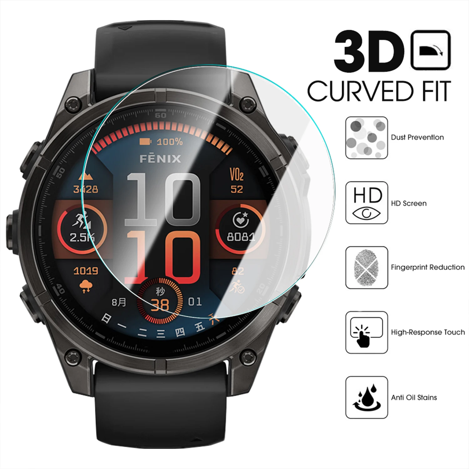 HD Tempered Glass For Garmin F - Screen Alignment Tool avis et prix