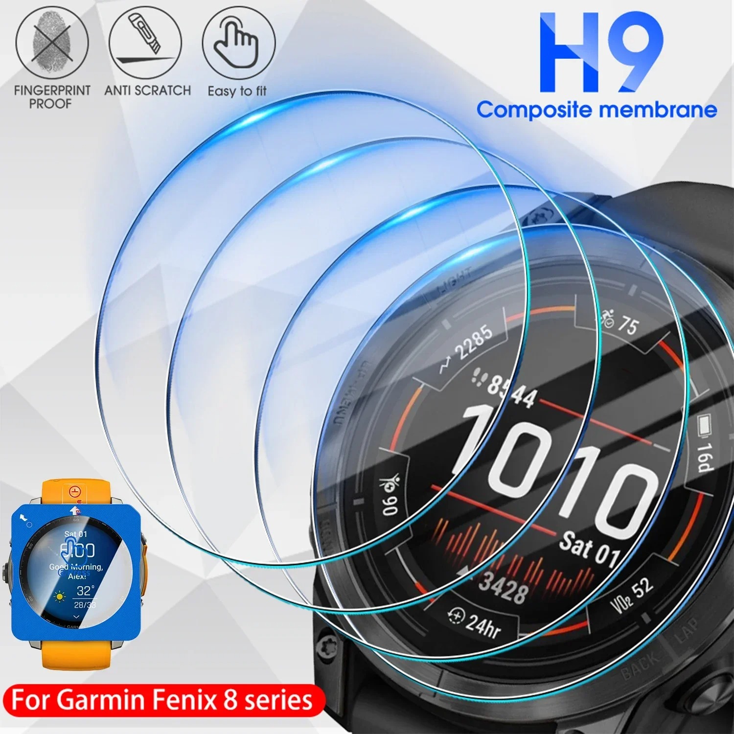 HD Tempered Glass For Garmin F - Screen Alignment Tool avis et prix