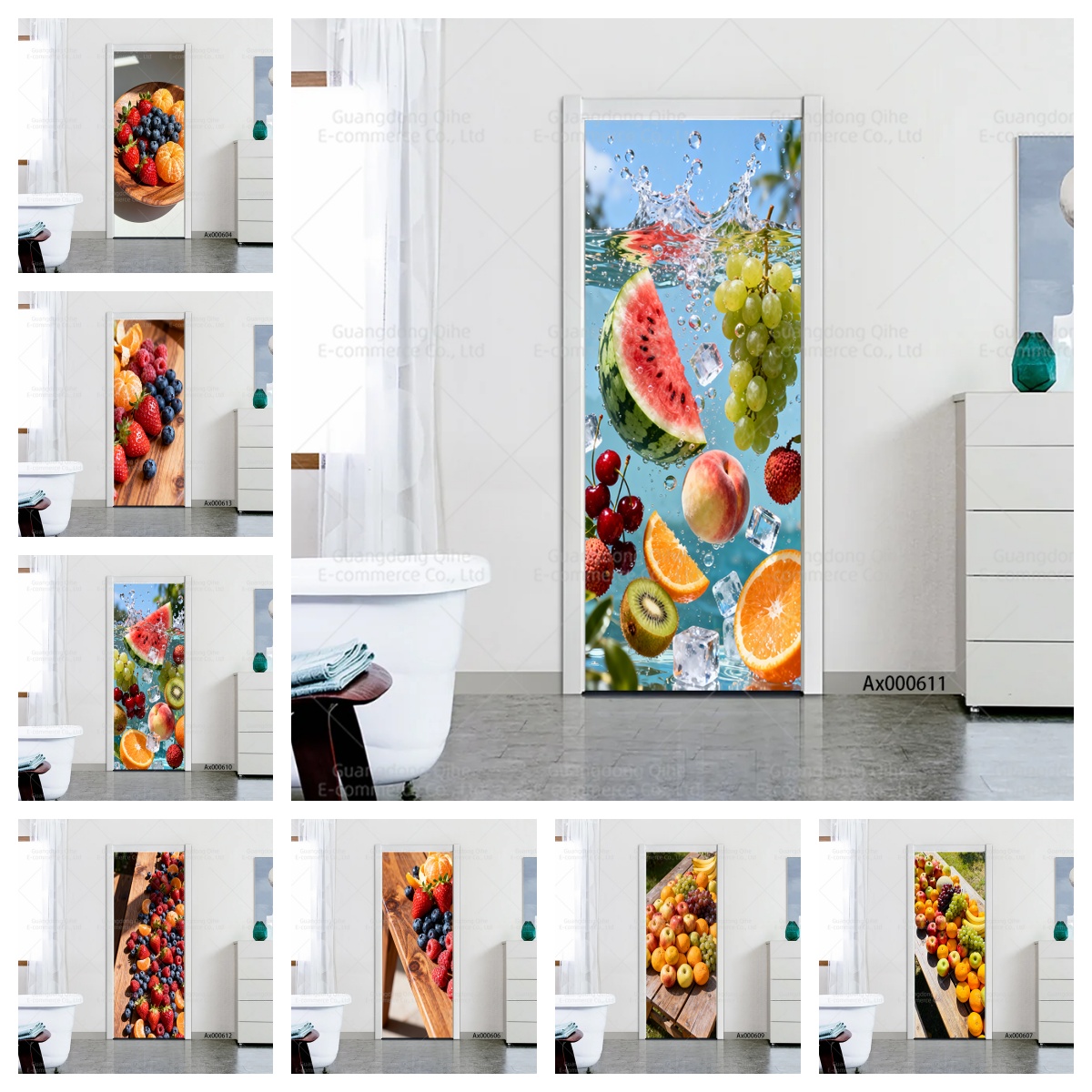 Bright Berry Mix Kitchen Door  - Full Cover Adhesive avis et prix