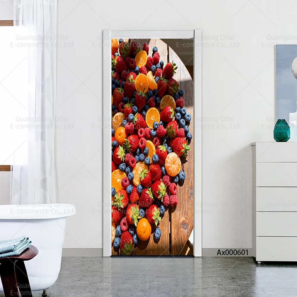 Bright Berry Mix Kitchen Door  - Full Cover Adhesive avis et prix