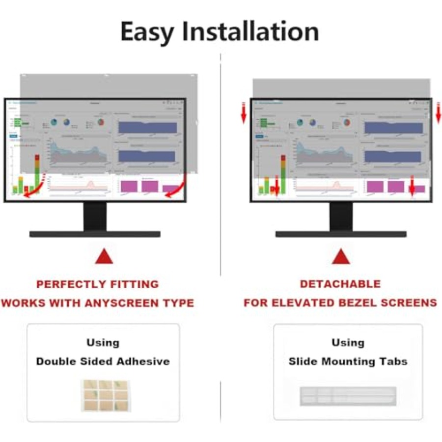 32 Inch Computer Privacy Scree - Privacy Filter 2Pack avis et prix