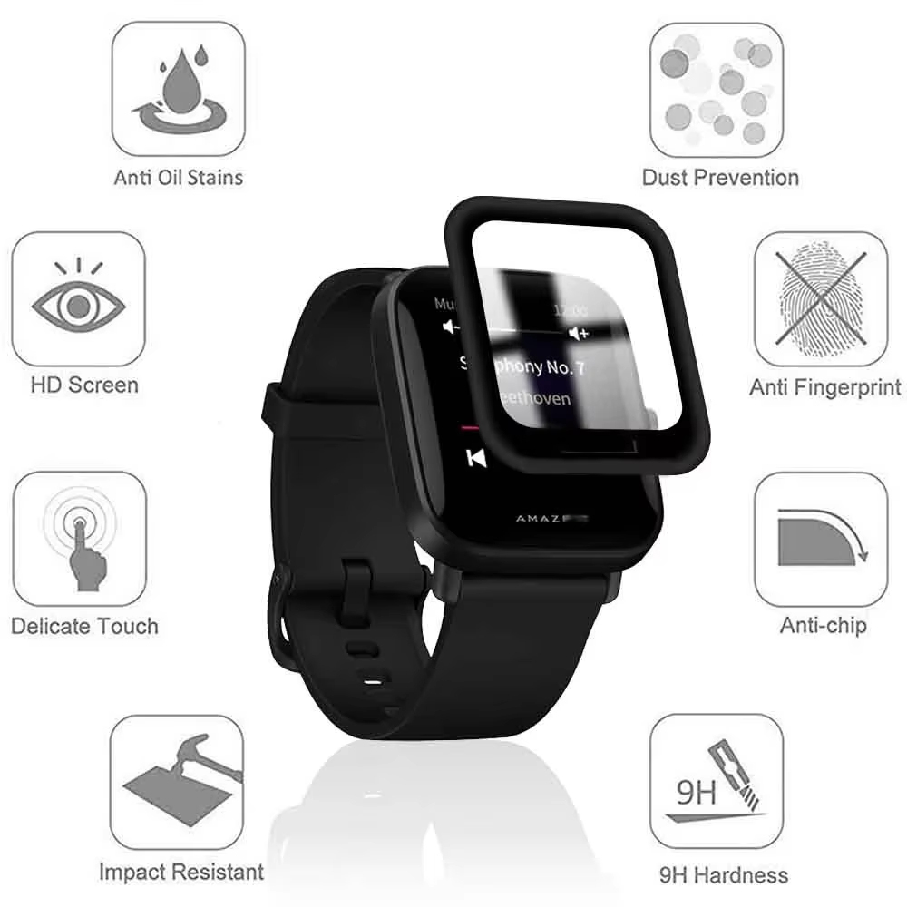 1-6 PCS Screen Protector Film  - Smartwatch Screen Film avis et prix
