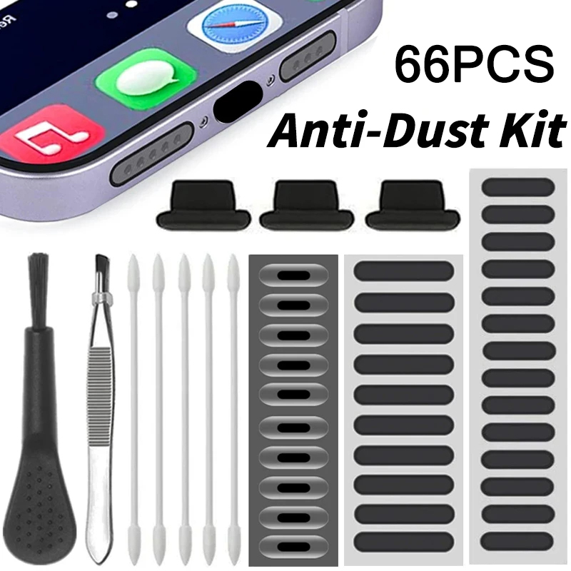 66PCS Dust Plug Phone Speaker  - Dust Removal Sticker avis et prix