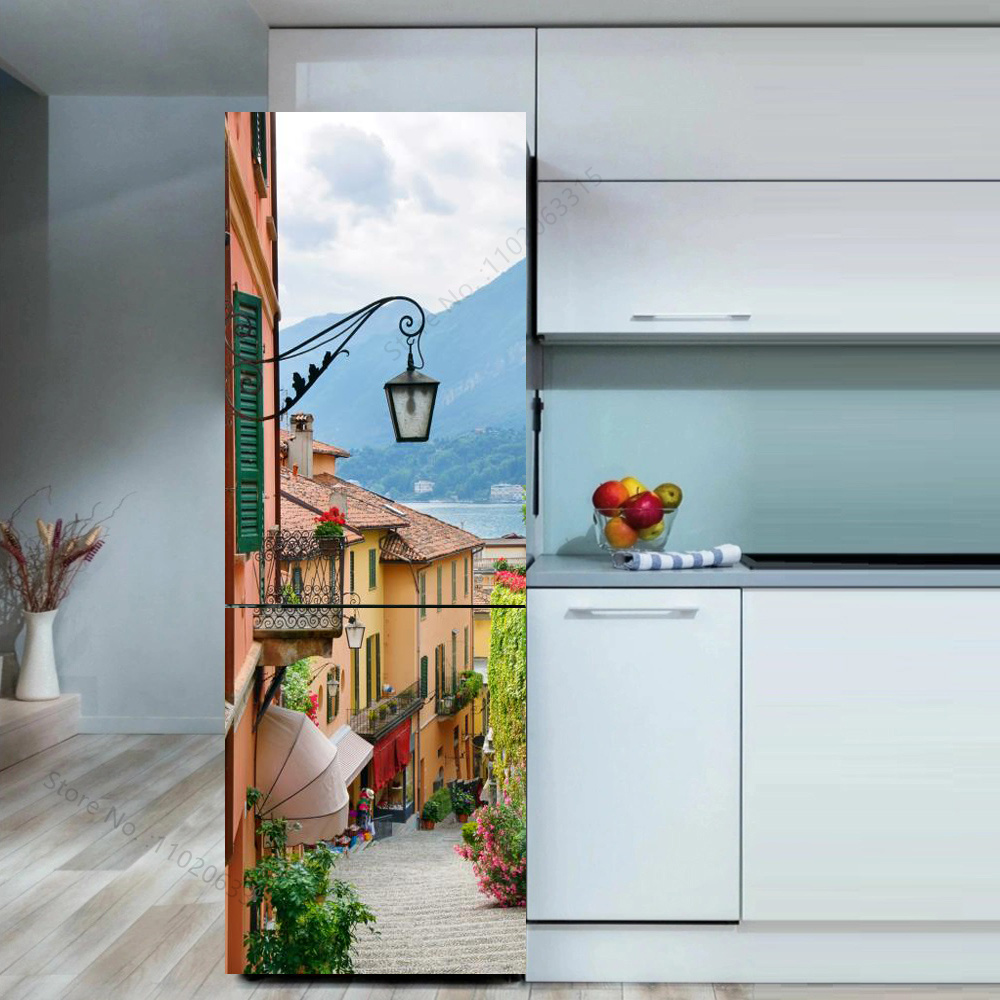 Seaside Beach Fridge Sticker D - Full Cover Adhesive avis et prix