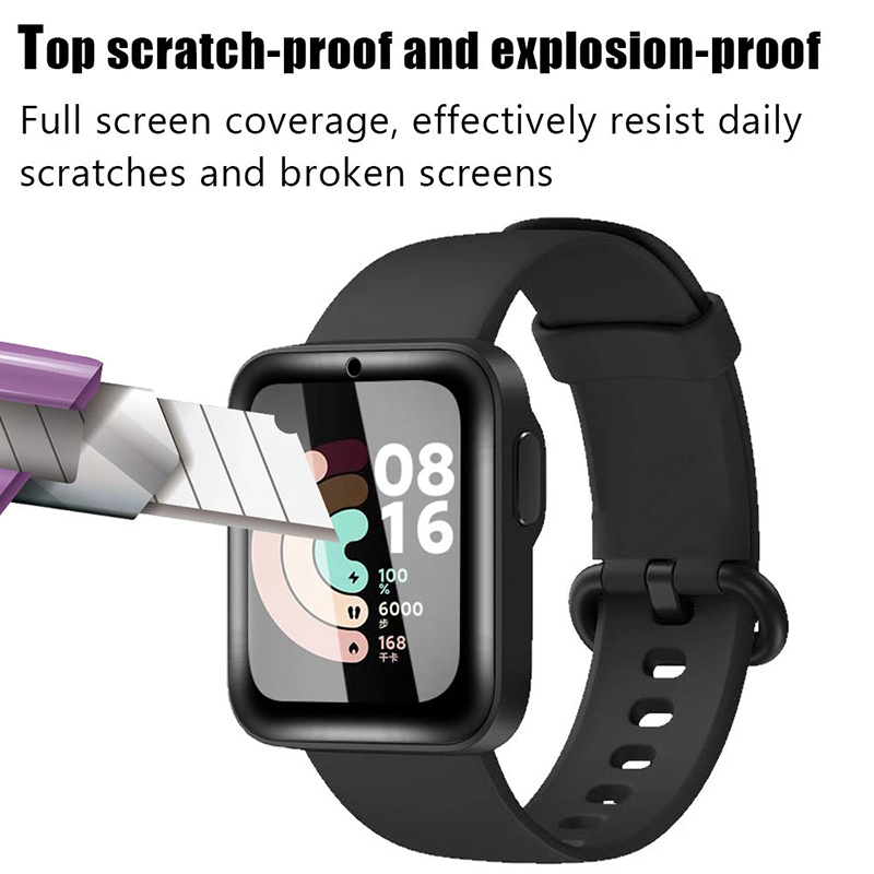 2 Pcs Tempered Glass for Redmi - Smartwatch Screen Film avis et prix