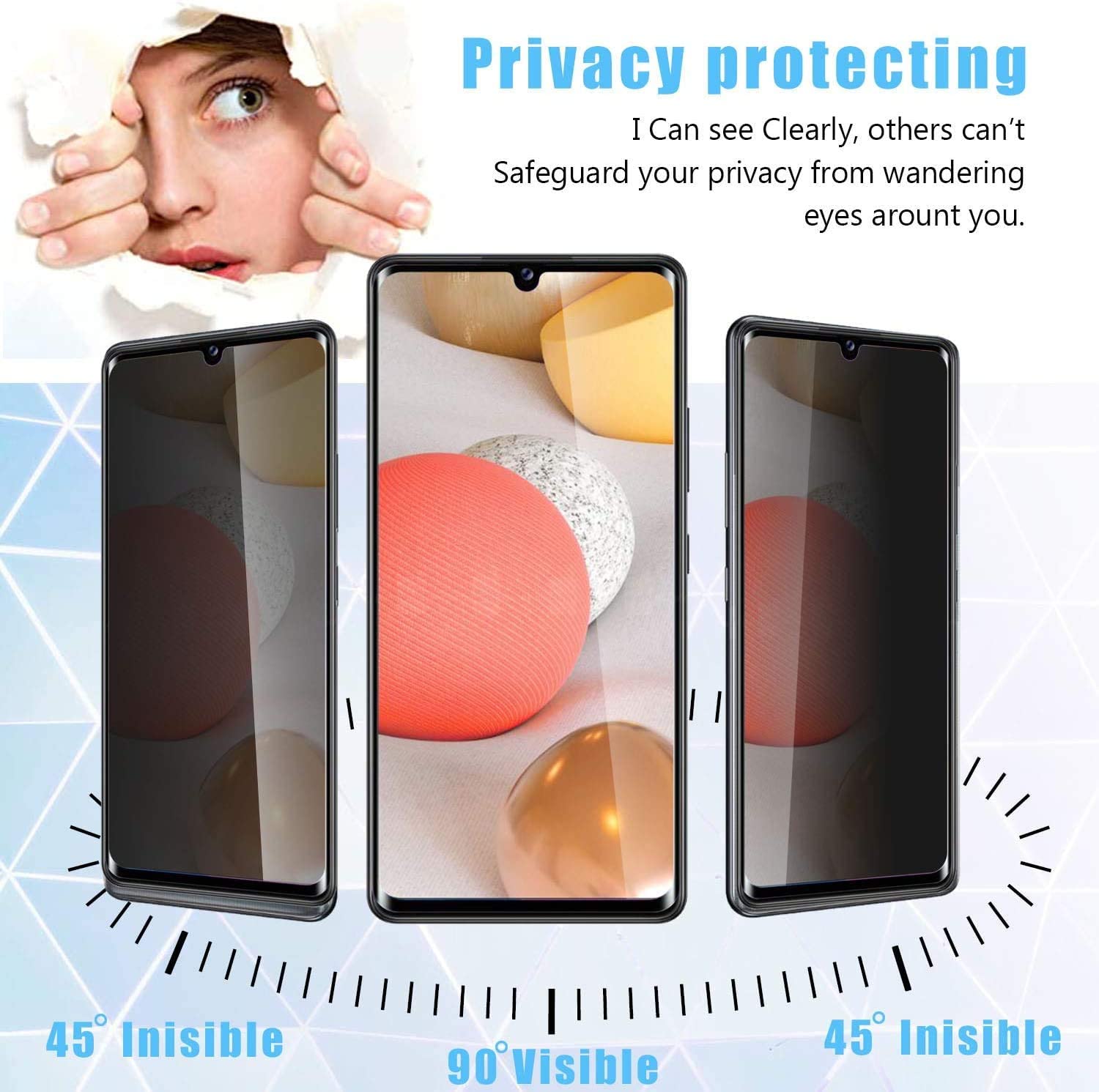[2 Pack]Galaxy A15 5G Privacy  - Privacy Filter 2Pack avis et prix