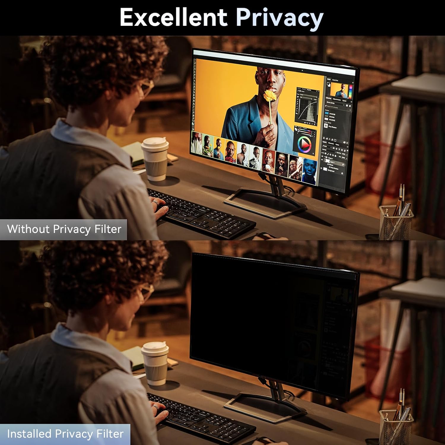 [2 Pack]32 Inch Computer Priva - Privacy Filter 2Pack avis et prix