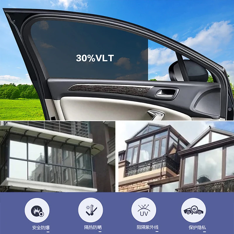 50cmx3m Car Window Privacy Tin - Glass Protector Auto avis et prix