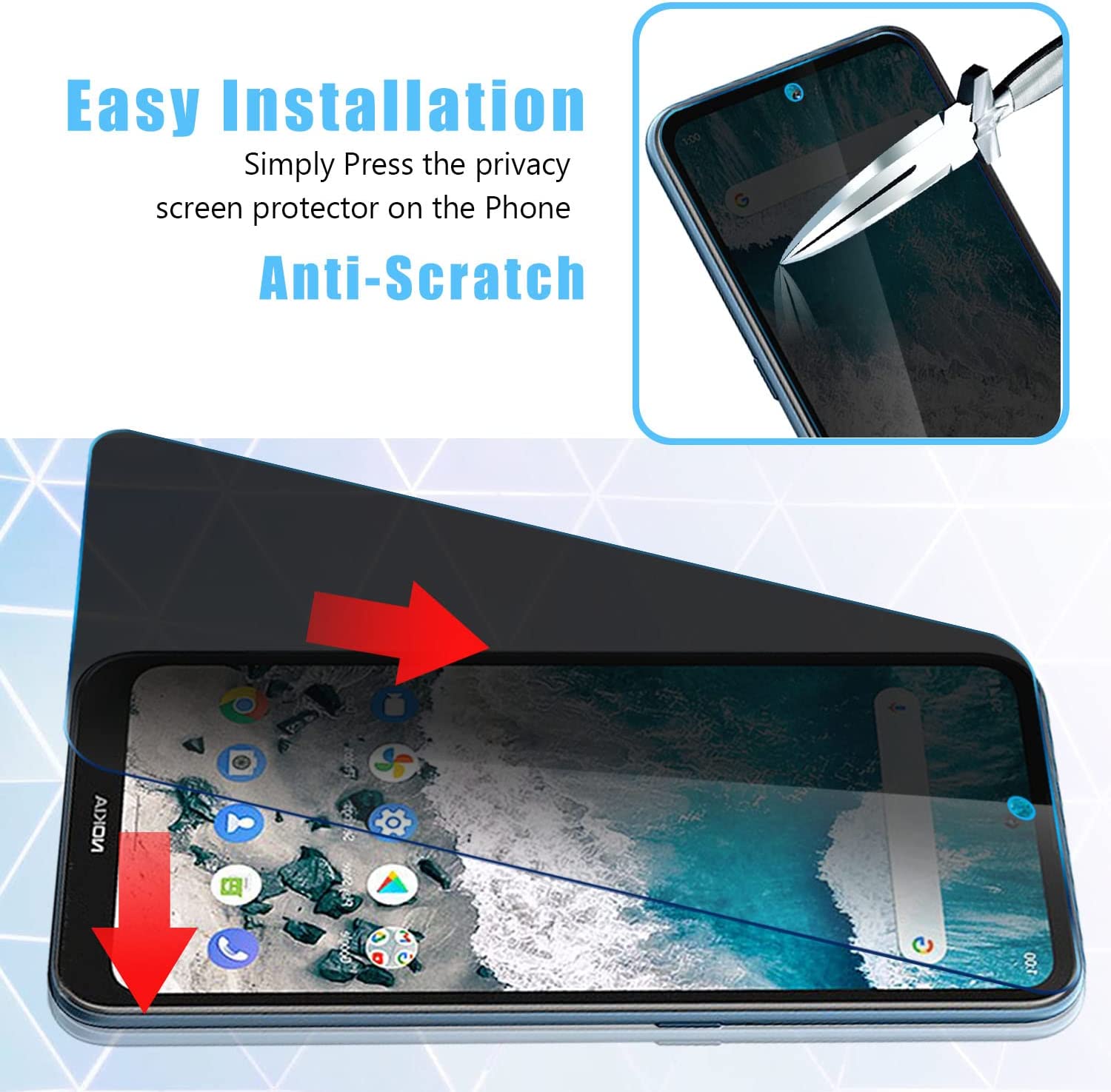 2 PACK Privacy Filter Tempered - Privacy Filter 2Pack avis et prix