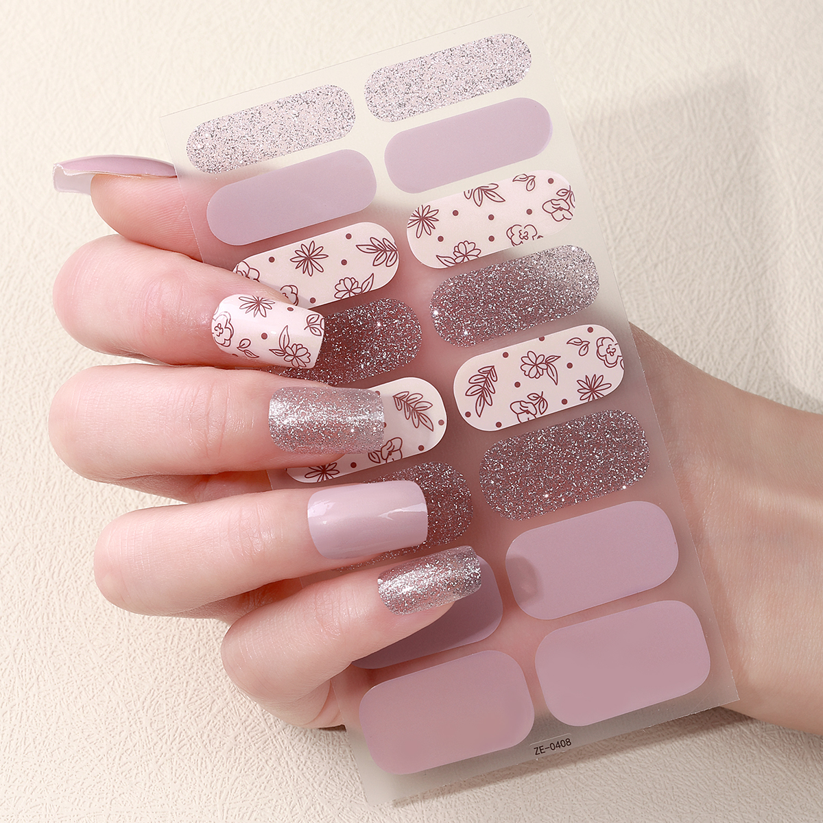 16tips DIY Baking-Free Nail St - Full Cover Adhesive avis et prix