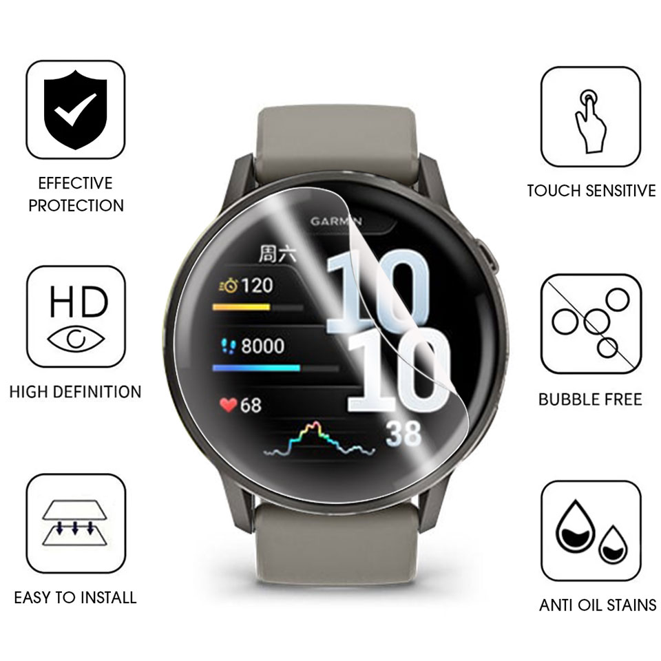 Soft Hydrogel Film For Garmin  - Hydrogel Screen Protector avis et prix