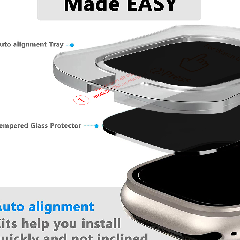 Privacy Screen Protector Film  - Screen Alignment Tool avis et prix