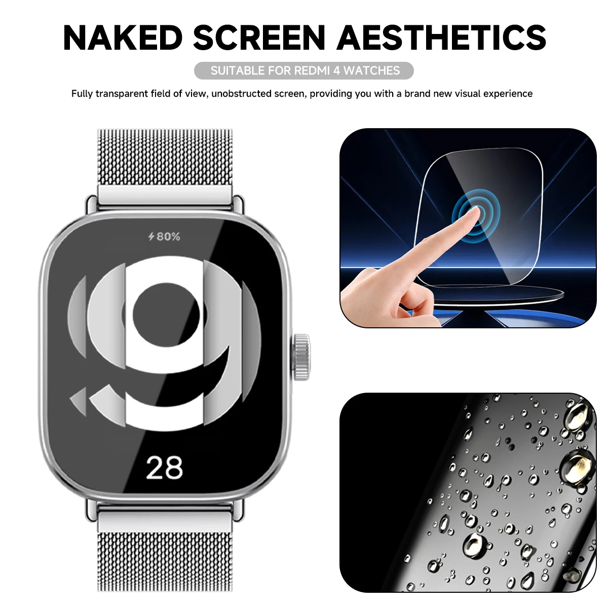 Tempered Glass for Xiaomi Redm - Smartwatch Screen Film avis et prix