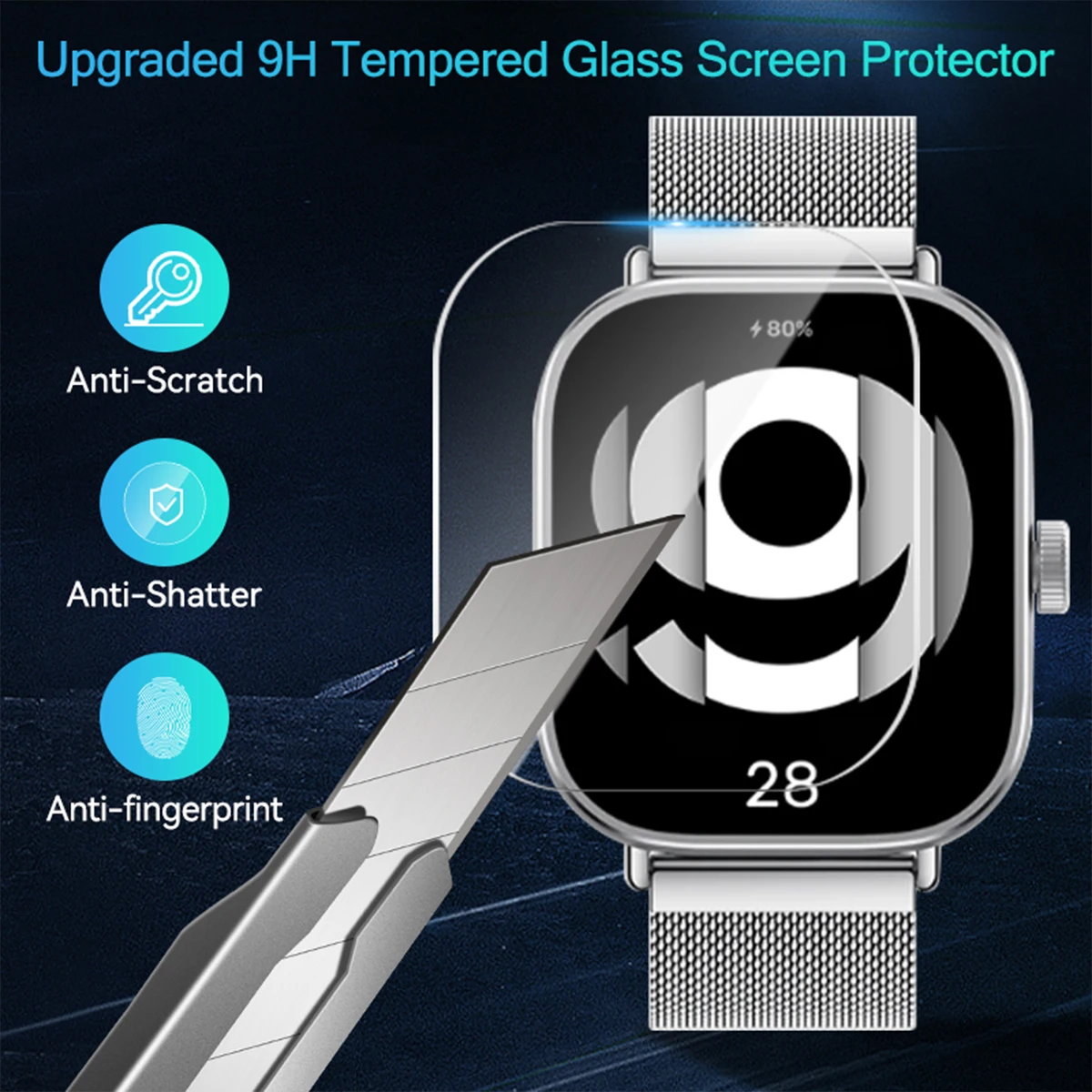 Tempered Glass for Xiaomi Redm - Smartwatch Screen Film avis et prix