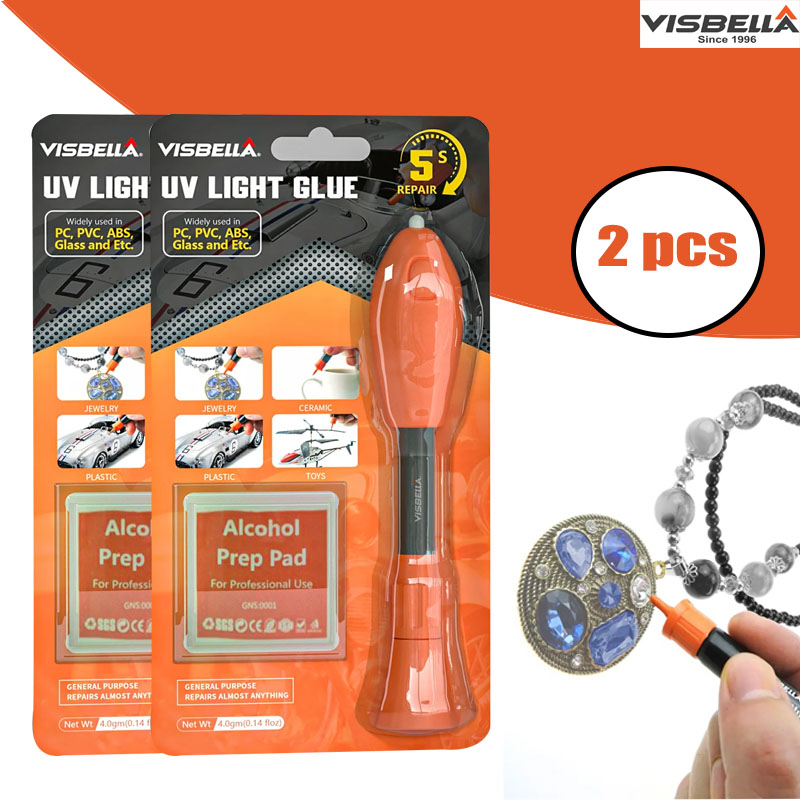 Visbella 2 PCS UV Light Glue P - Liquid Uv Glue Kit avis et prix