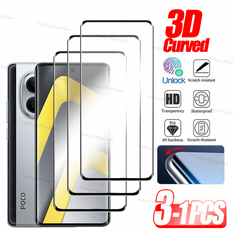 3/2/1 PCS 3D Curved Edge Glass - Curved Edge Screen avis et prix