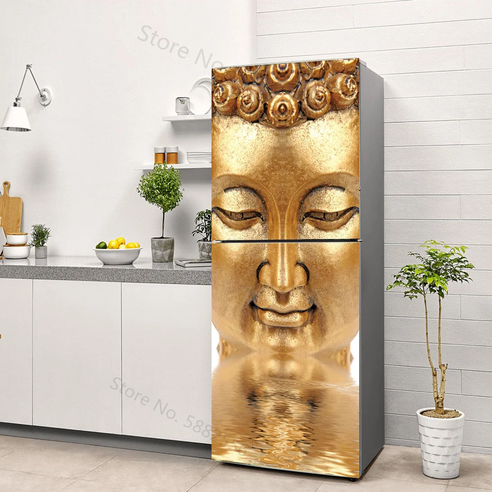 Buddha Art Vinyl Fridge Sticke - Full Cover Adhesive avis et prix