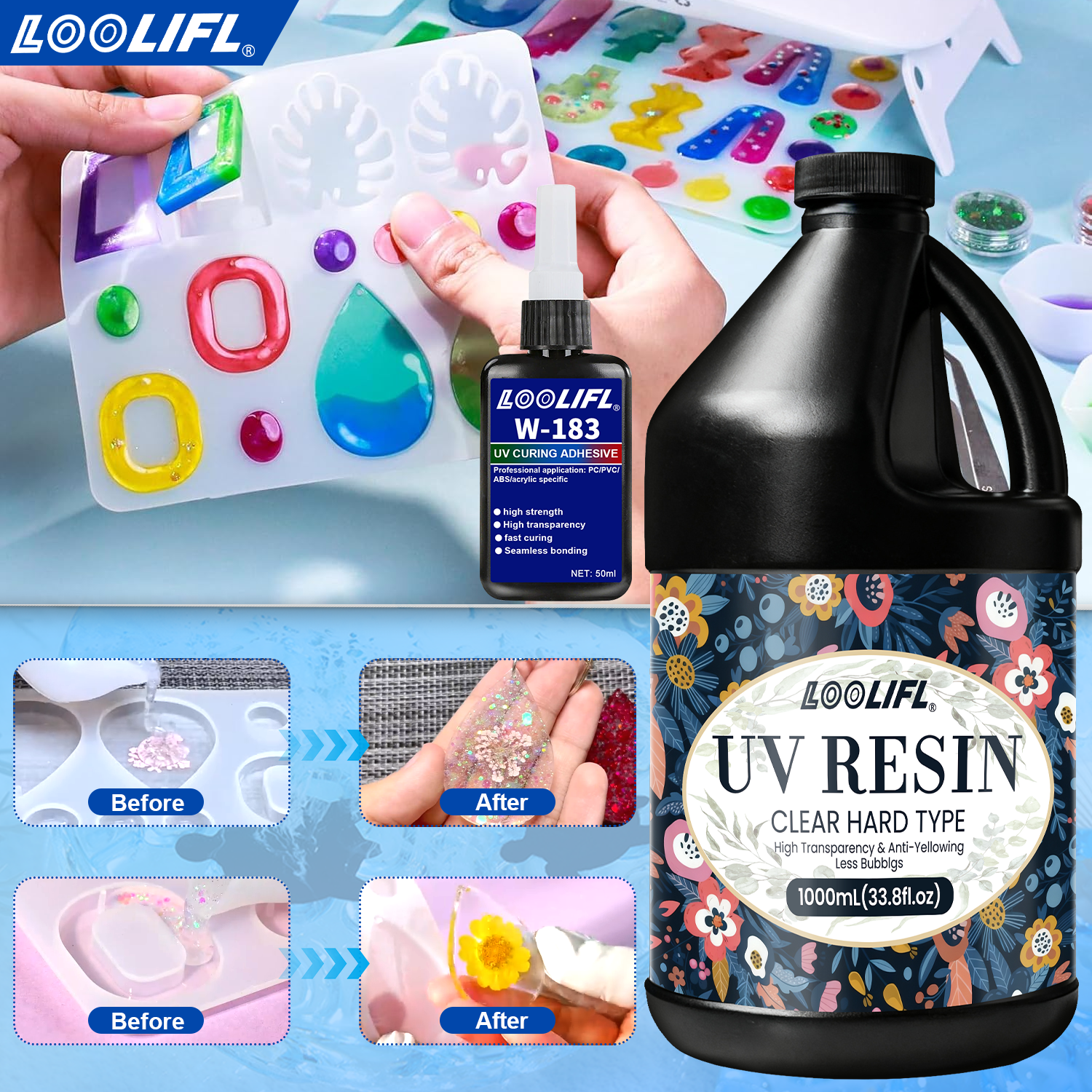 Hot Sell UV Hard Resin Adhesiv - Liquid Uv Glue Kit avis et prix