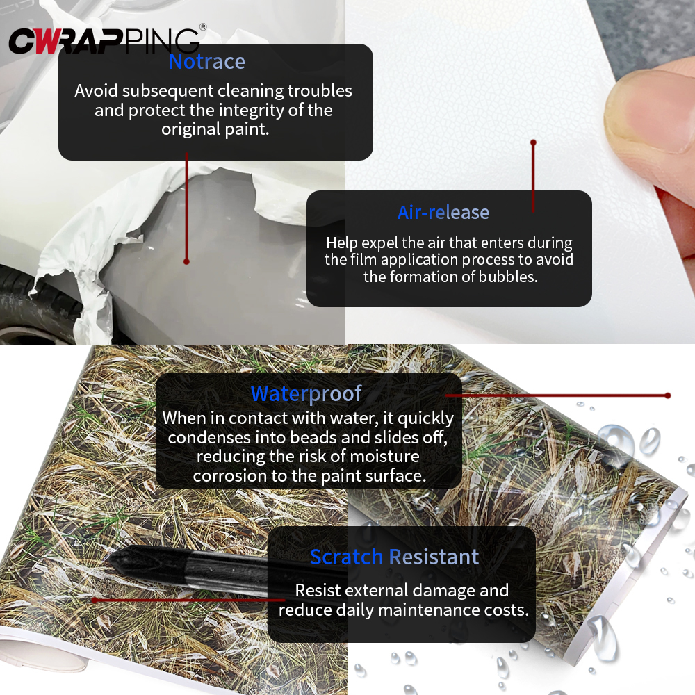 Leaf Camouflage Stickers for C - Full Cover Adhesive avis et prix
