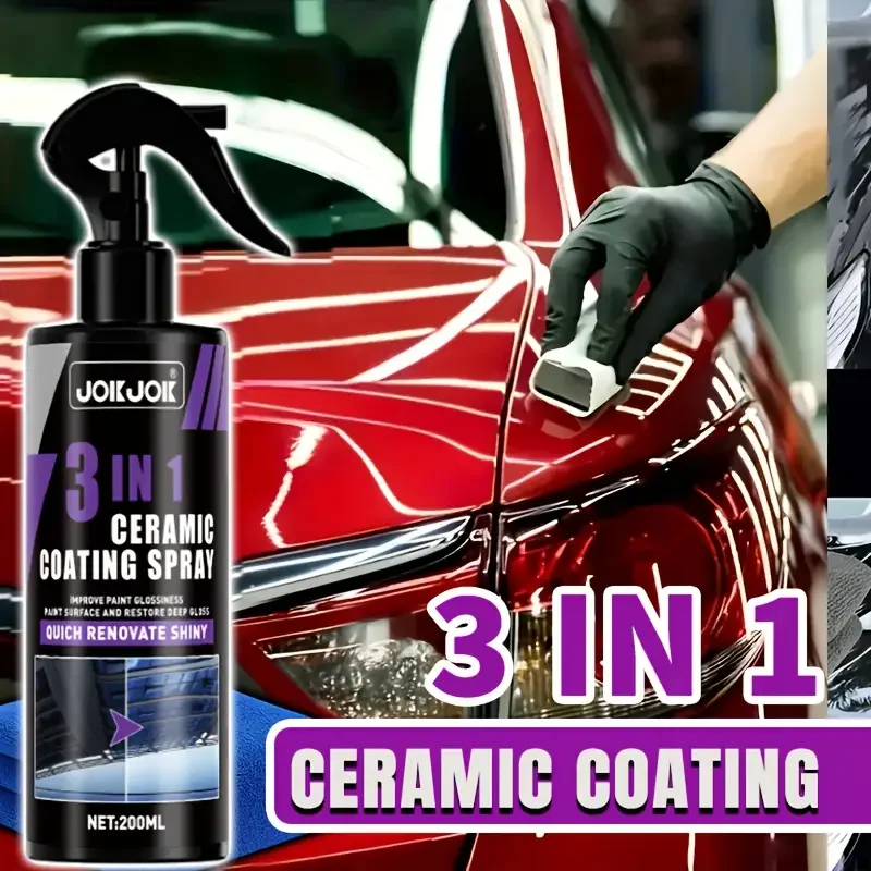 3 in 1 Car Ceramic Liquid Coat - Nano Liquid Coating avis et prix