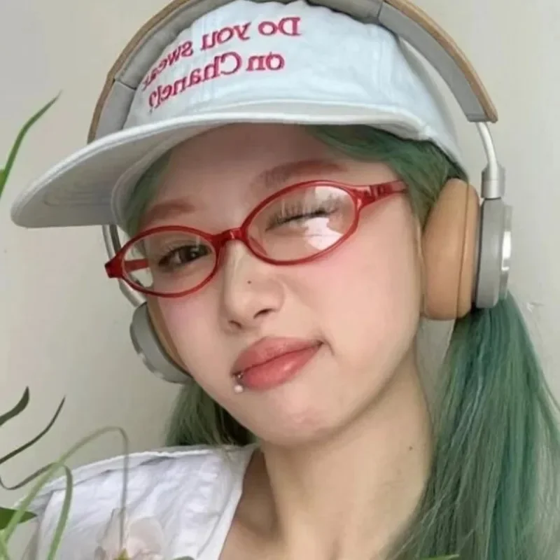 Retro Oval Glasses Women Girls - Anti Blue Light Film avis et prix