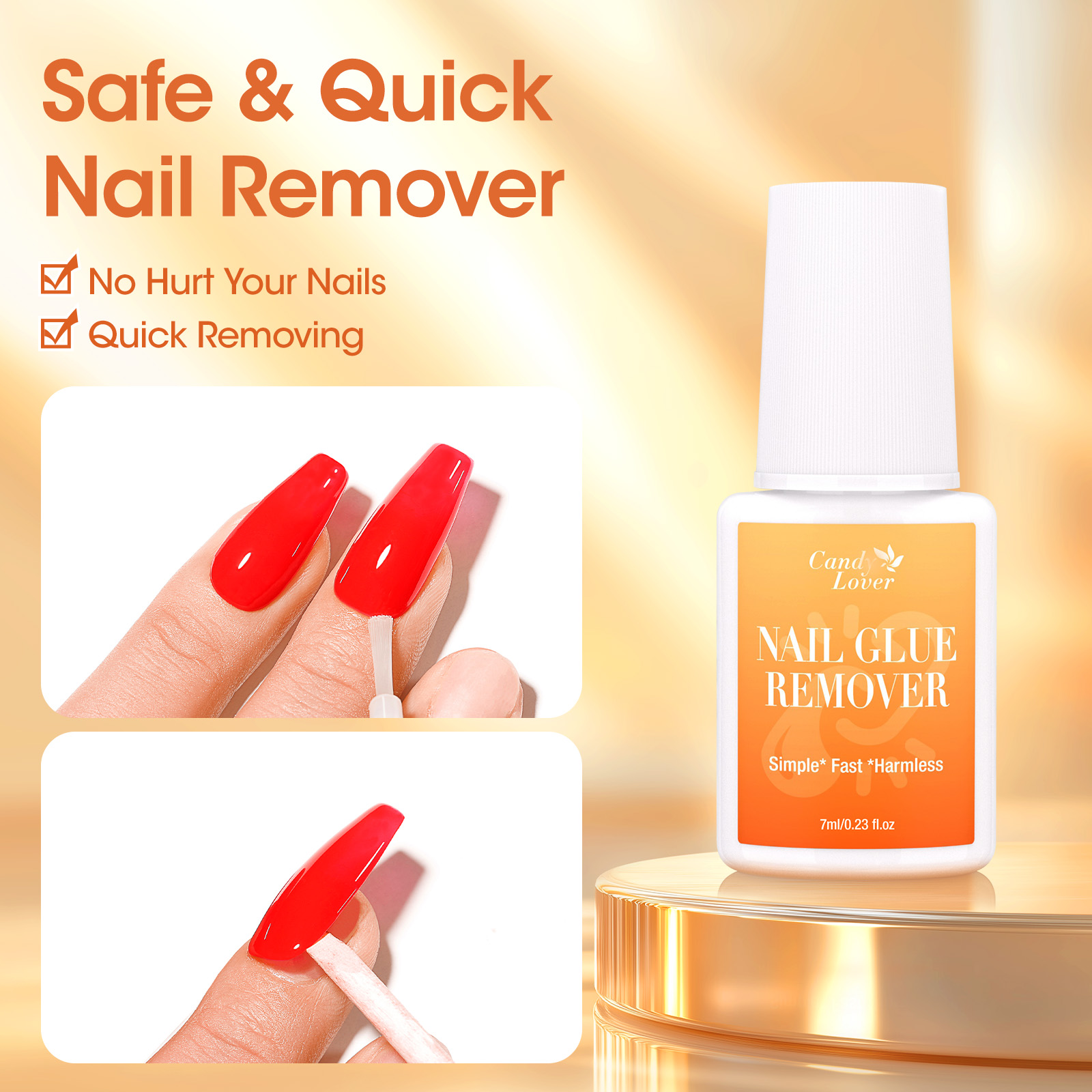 Super Strong Nail Glue Remover - Liquid Uv Glue Kit avis et prix