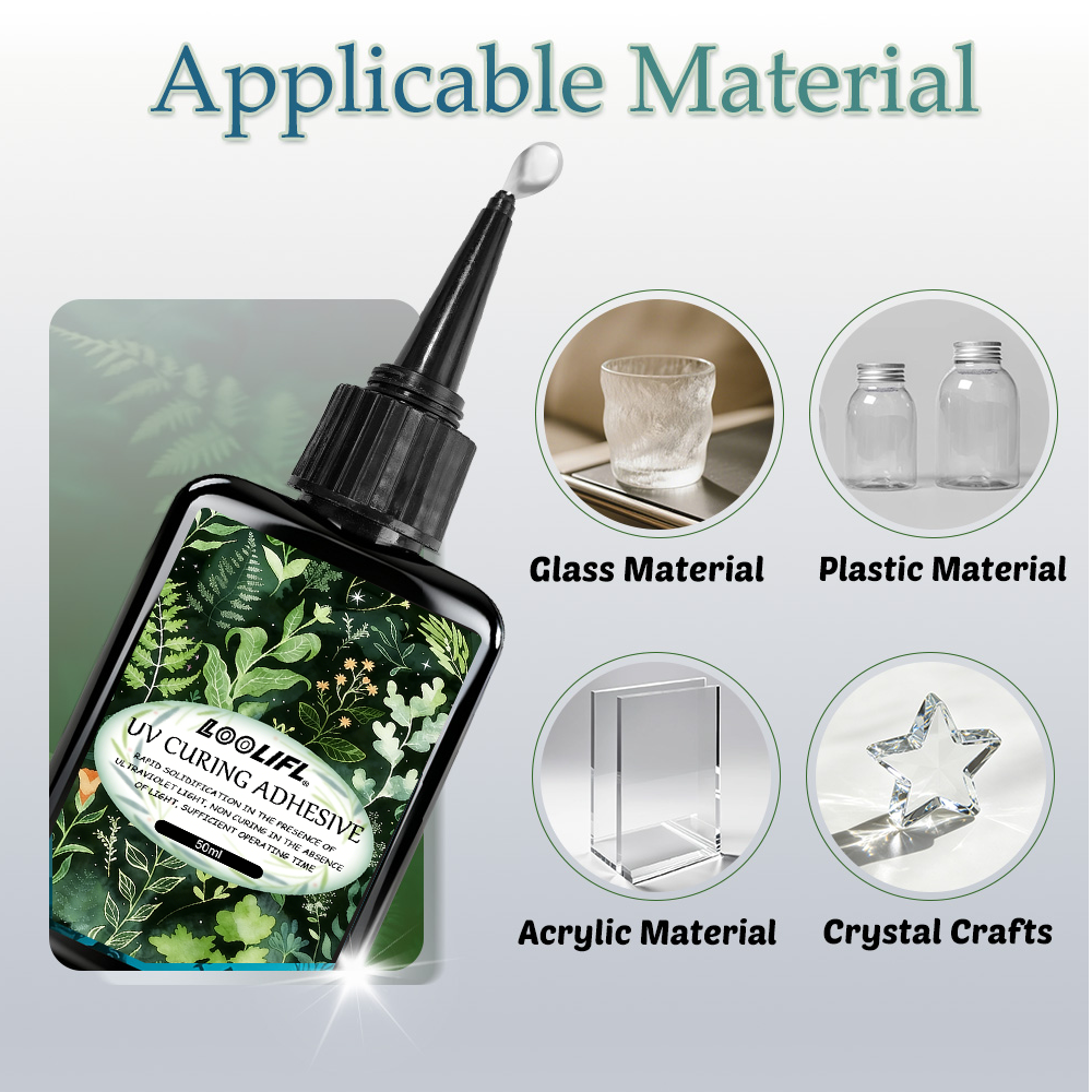 LOOLIFL UV Glue Kit 3 Bottles  - Liquid Uv Glue Kit avis et prix